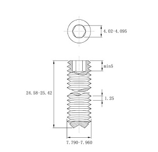 不銹鋼緊定螺釘